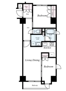 プレール・ドゥーク両国II【7階】の間取り