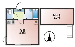 アウルハウス十条B棟【2階】の間取り