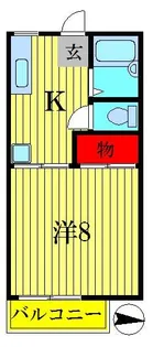 クレイハイツ【2階】の間取り