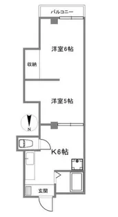 サイゼンハウス【4階】の間取り