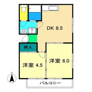 メゾン内藤【5階】の間取り