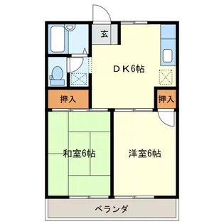 えいすうアームス【2階】の間取り