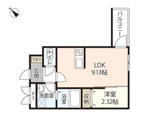 シンビ高須駅前III【3階】の間取り