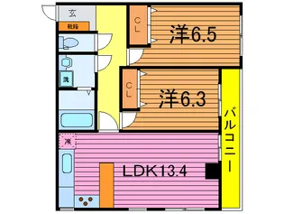 メゾン・アカネ【3階】の間取り