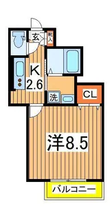 アムール【1階】の間取り