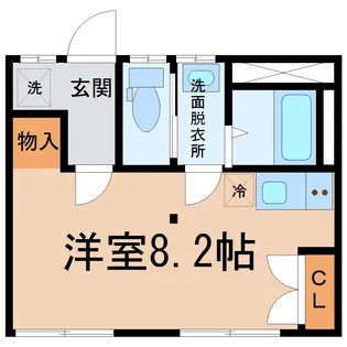 Nアパート2【2階】の間取り