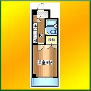 コバヤシマンション【2階】の間取り