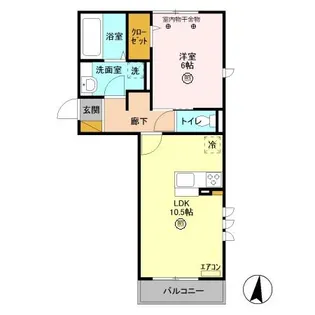 クランリジエル【2階】の間取り