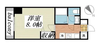 メゾン・ド・ヴィレ日本橋浜町【6階】の間取り