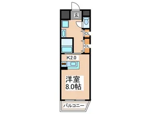 アンシャンブル阿波座【7階】の間取り