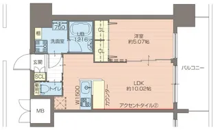 プレジオ都島ASIAN【3階】の間取り