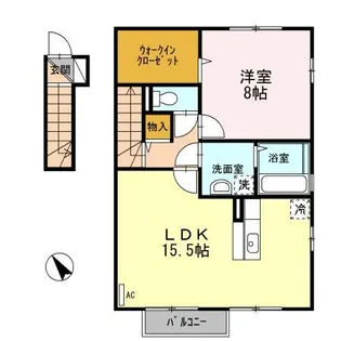 ハウス フォーレスト【2階】の間取り