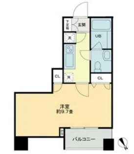 クロスレジデンス蒲田【2階】の間取り