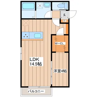 Lino小松島【1階】の間取り