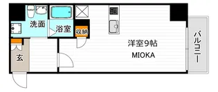 クリスタル昭和【5階】の間取り