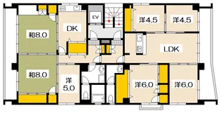 司ビル【4階】の間取り