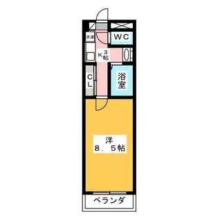 ヒルズオザワ【1階】の間取り