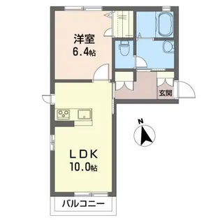 ソレイユひより台【2階】の間取り