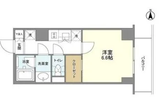ラティエラ大森【1階】の間取り