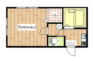 ハイツフレンド上里II【2階】の間取り