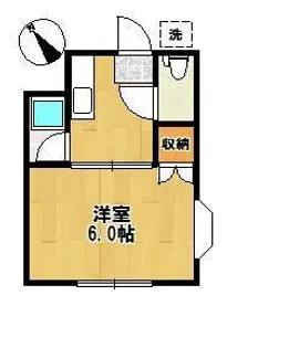 ガーデンハイツ【1階】の間取り