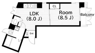 マンションクララ【5階】の間取り