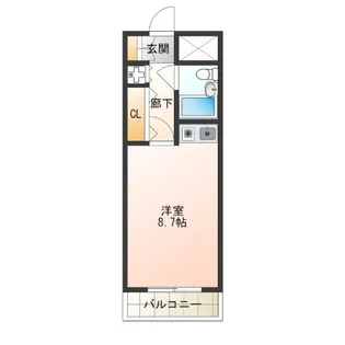 朝日プラザ岸里パサージュ【2階】の間取り