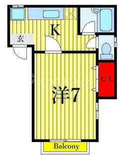 メゾングリシーナ【2階】の間取り