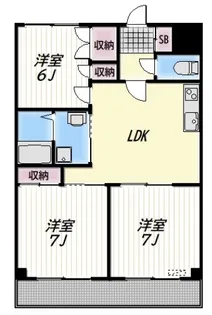 Flat I【3階】の間取り