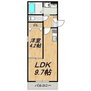 LECOCON中川【2階】の間取り