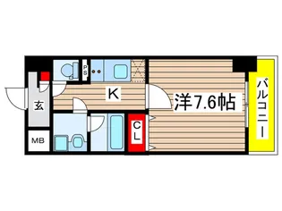 リベルティア【9階】の間取り