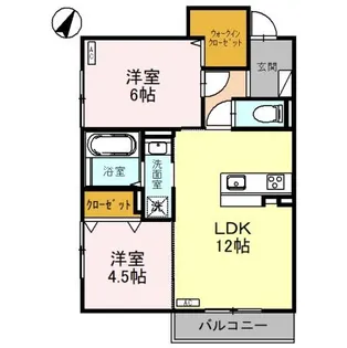 D-Residence諸江町Corazon【2階】の間取り