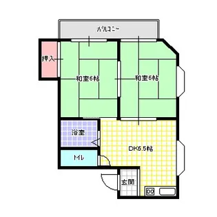チェリーハイム石津I【2階】の間取り