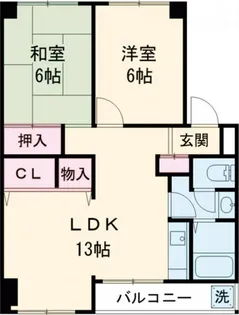 シャンボール鶴見【1階】の間取り