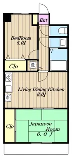 さがみ野シティハイツ【5階】の間取り