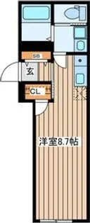 REFINA晩翠【4階】の間取り