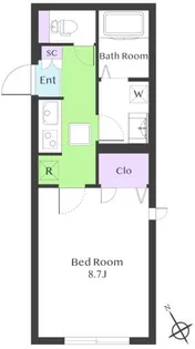 コンフォール馬込【1階】の間取り