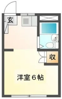 クロノス溝の口【2階】の間取り