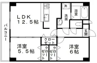 グランディール【3階】の間取り
