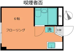 ハーネス広尾【1階】の間取り