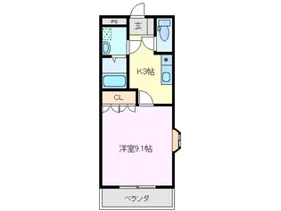 ドリームシャトー【2階】の間取り