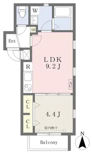 Cherim黒川South【1階】の間取り
