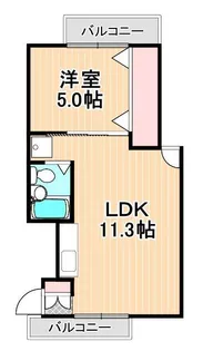アートレジデンス竹の塚【5階】の間取り