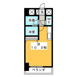 アレーヌコート野並【2階】の間取り
