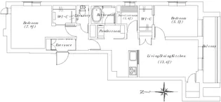 パークサイドヒルズ【2階】の間取り