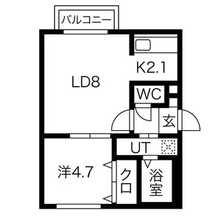 ルピナス宮の森【2階】の間取り