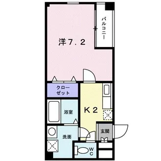 マーベラスKII【2階】の間取り