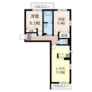 ベルデ ヤマダ【3階】の間取り
