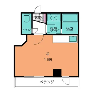 ツインズハウス【4階】の間取り