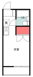 コンフォスタジオ永山【2階】の間取り
